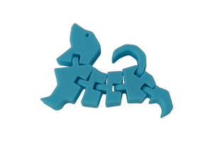Maik3D Flexi Dog Schlüsselanhänger – Beweglich 3D-Druck