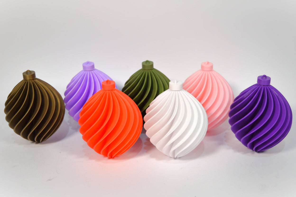 Nachhaltige Christbaumkugeln Weihnachtsbaum Schmuck Deko Maik3D
