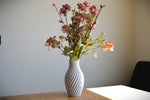 Maik3D Blumenvase „Nivara“ – Nachhaltige 3D-Vase mit wasserdichten Einsatz