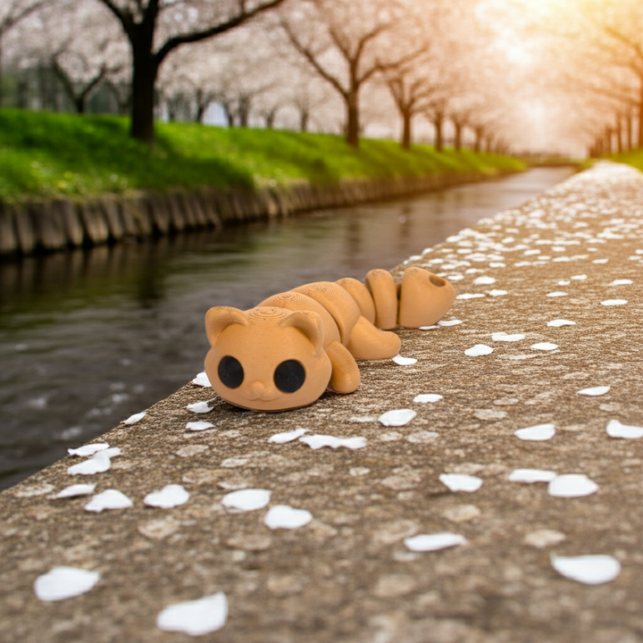 Flexi Katze - bewegliches Fidget Toy