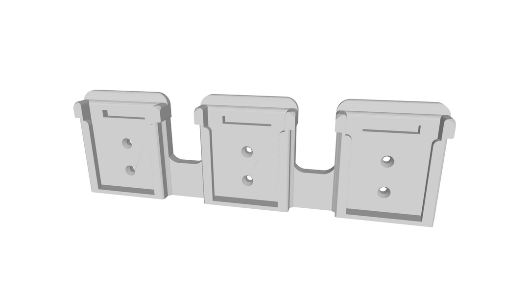 Maik3D Akkuhalterung kompatibel mit Einhell 18V – Wandhalterung – Einrastmechanismus