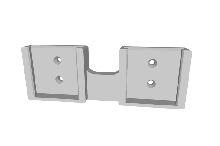 Maik3D Akkuhalterung kompatibel mit Parkside 20V Akkus – X 20V Team – Doppelhalterung