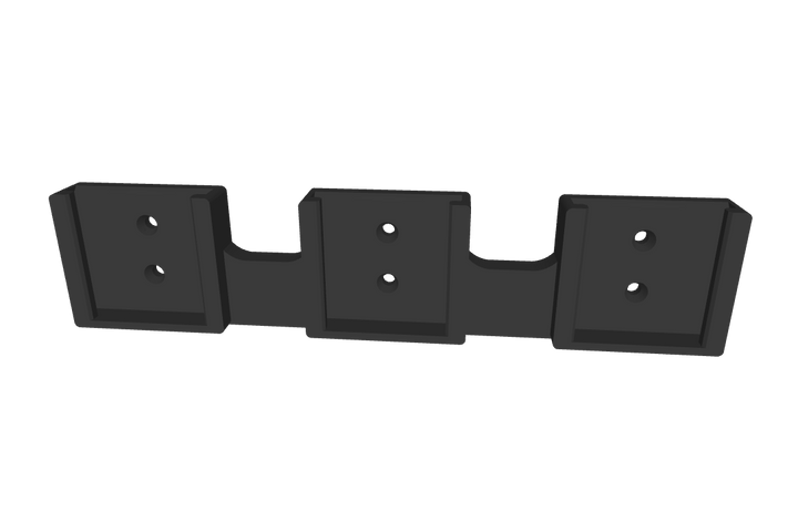 Maik3D Akkuhalterung kompatibel mit Parkside 20V Akkus – X 20V Team – in Schwarz