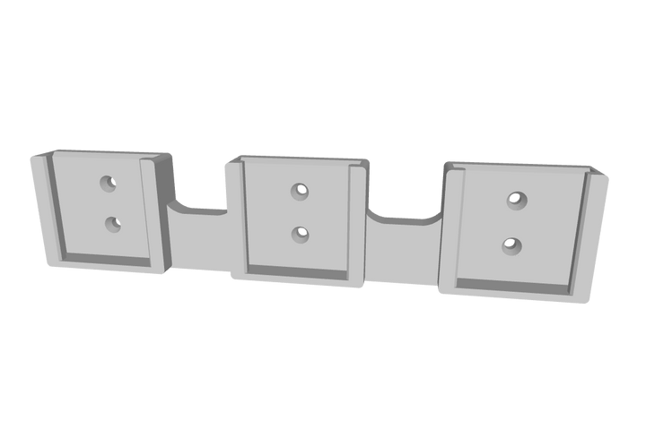 Maik3D Akkuhalterung kompatibel mit Parkside 20V Akkus – X 20V Team