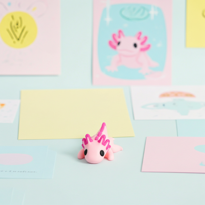Flexi Axolotl - bewegliches Fidget Toy
